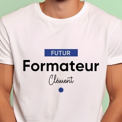 Tee shirt personnalisé homme - Futur formateur