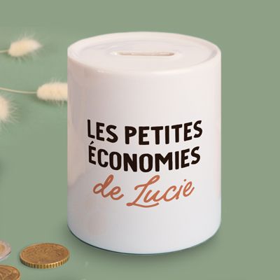 Tirelire personnalisée - Message