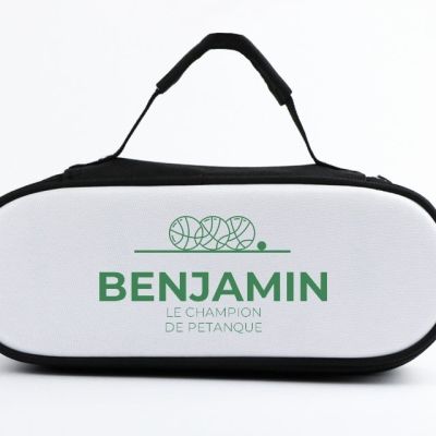 Sacoche de pétanque personnalisée pour un Benjamin