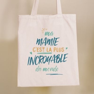 Tote bag personnalisé - Mamie la plus...