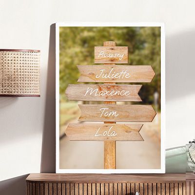 Affiche personnalisée - Destination Bohème