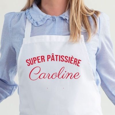 Tablier de cuisine personnalisé pour une Caroline
