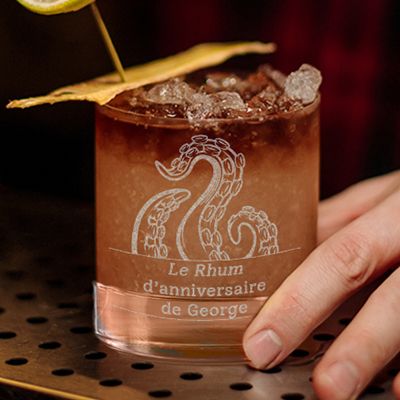 Verre à rhum personnalisé pinte - Kraken