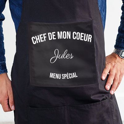 Tablier personnalisé prénom
