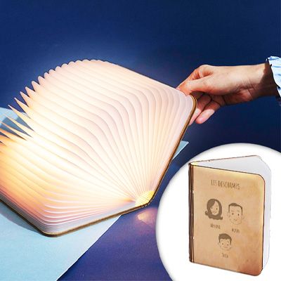 Lampe livre lumineux personnalisé - Family Circus