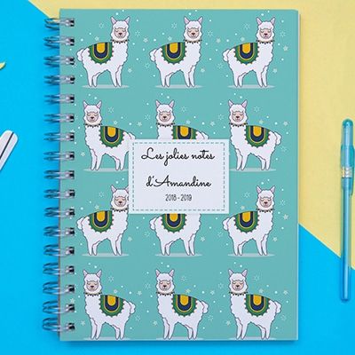 Cahier A4 Personnalisable - Lama