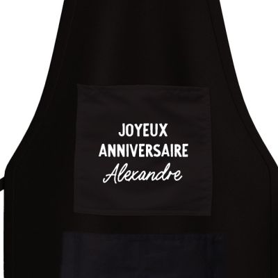 Tablier de cuisine personnalisé pour un Alexandre