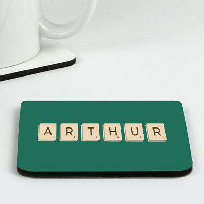Sous-verres personnalisés - Scrabble