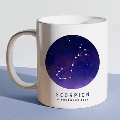 Mug personnalisé Constellation - Scorpion