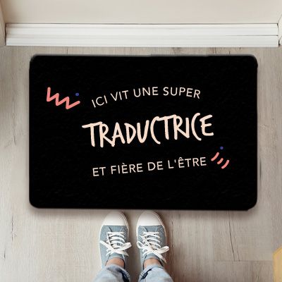 Paillasson personnalisé - Traductrice