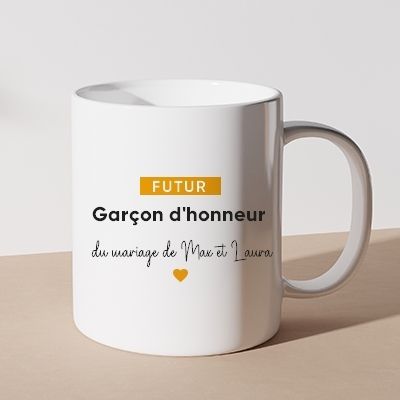 Mug personnalisé - Futur garçon d'honneur