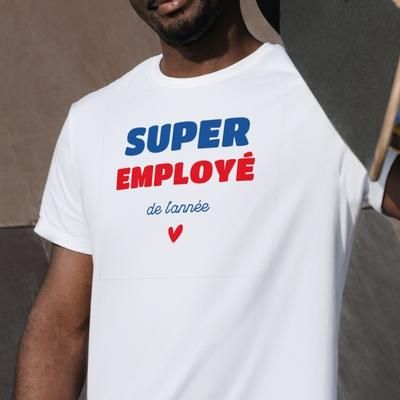 Tee shirt personnalisé homme - Super Employé