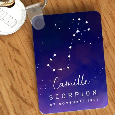 Porte-clés personnalisé Constellation - Scorpion