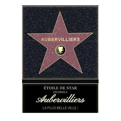 Affiche etoile de star personnalisé Aubervilliers