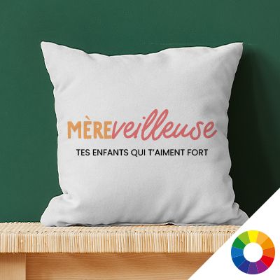 Coussin personnalisé - Mère-veilleuse