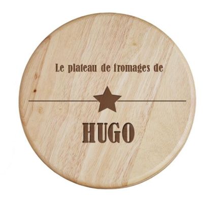 Set à fromage personnalisé pour un Hugo