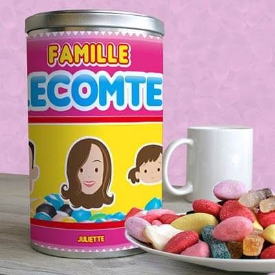 Boîte de bonbons Family Circus - Haribo