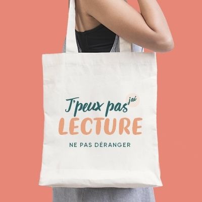 Jolie pochette lire ! idée cadeau humoristique fan de lecture ! je