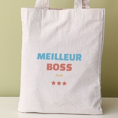 Tote bag personnalisable - Meilleur Boss
