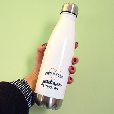 Gourde personnalisable - Fier d'être jardinier