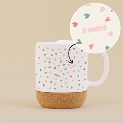 Mug en liège personnalisé - Message Secret