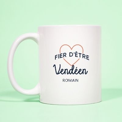 Mug personnalisé - Fier d'être Vendéen
