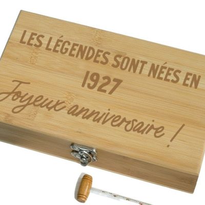 Coffret sommelier 5 accessoires message générique année 1927