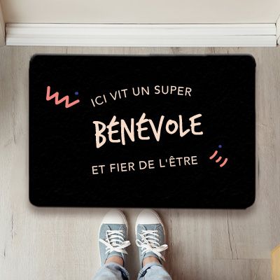 Paillasson personnalisé - Bénévole