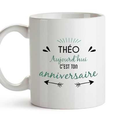 Mug personnalisé pour un Théo