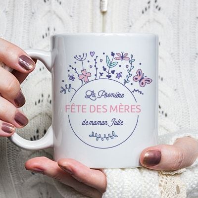 Mug personnalisé maman - Première Fête des Mères