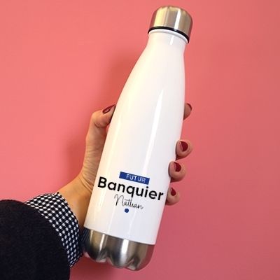 Gourde personnalisable - Futur banquier