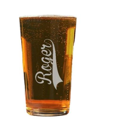 Verre à bière pinte personnalisé pour un Roger