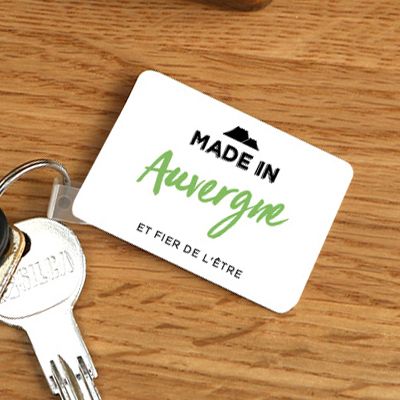 Porte-clés personnalisable - Made In Auvergne