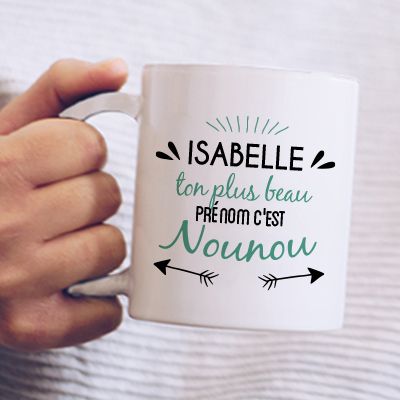 Mug personnalisé - Message positif