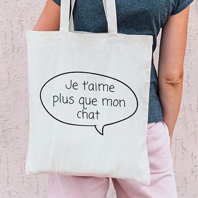 Tote bag Personnalisable - Bulle dialogue