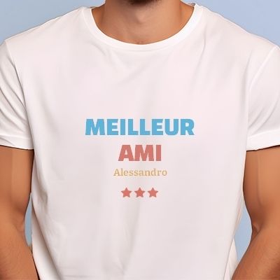 Tee shirt sales meilleur ami homme