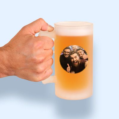 Chope de bière personnalisée - Enterrement de vie de garçon