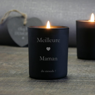 Bougie noire - Meilleure Maman