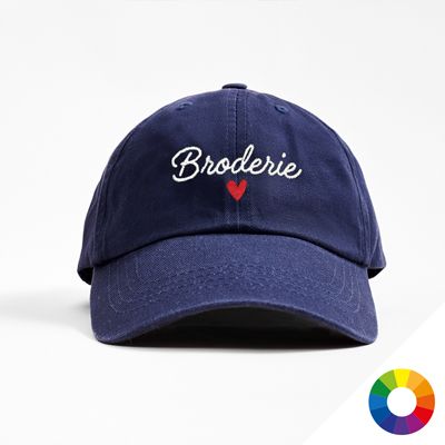 Casquette brodée personnalisée - Manuscrit