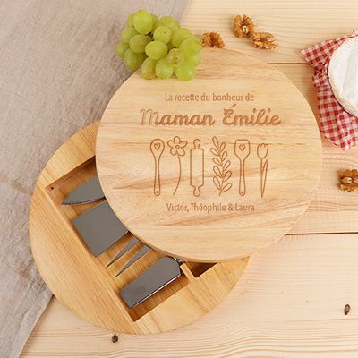 Set à fromage personnalisé - Recette du Bonheur