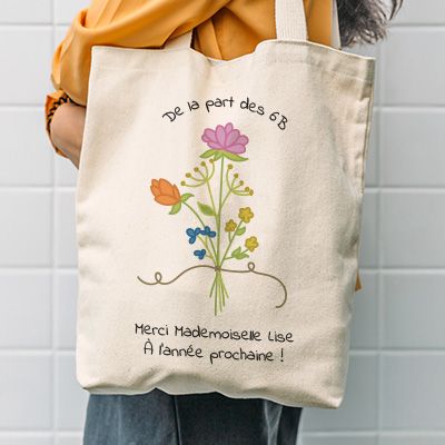 Tote shop bag customisé
