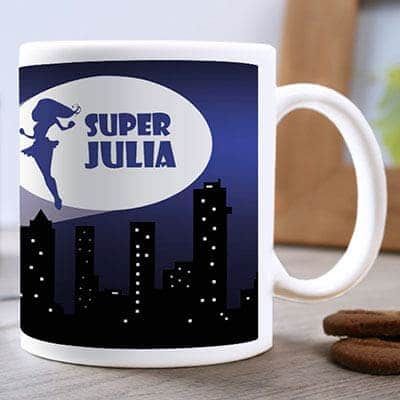 Mug personnalisé - Super Héros Femme