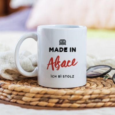 Mug personnalisé région - Made In Alsace