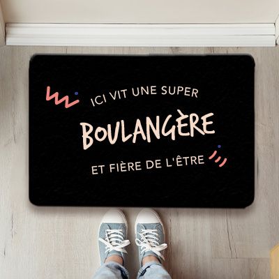 Paillasson personnalisé - Boulangère