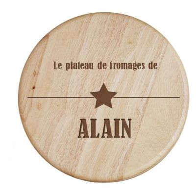 Set à fromage personnalisé pour un Alain
