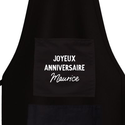 Tablier de cuisine personnalisé pour un Maurice