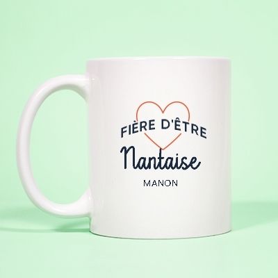 Mug personnalisé - Fière d'être Nantaise