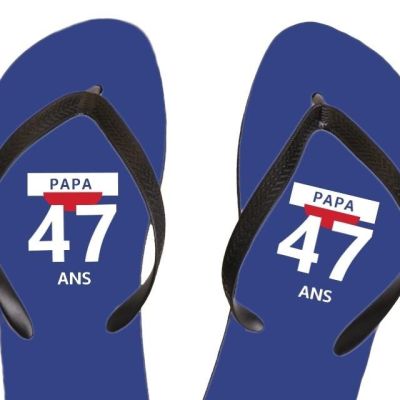 Tongs pastis  papa 47 ans