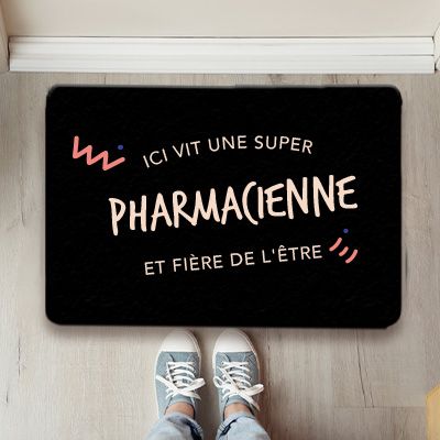 Paillasson personnalisé - Pharmacienne
