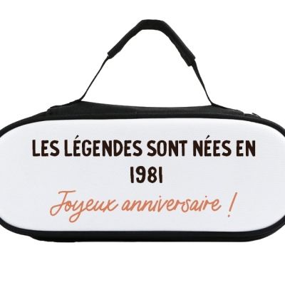 sacoche de pétanque message générique homme né en 1981